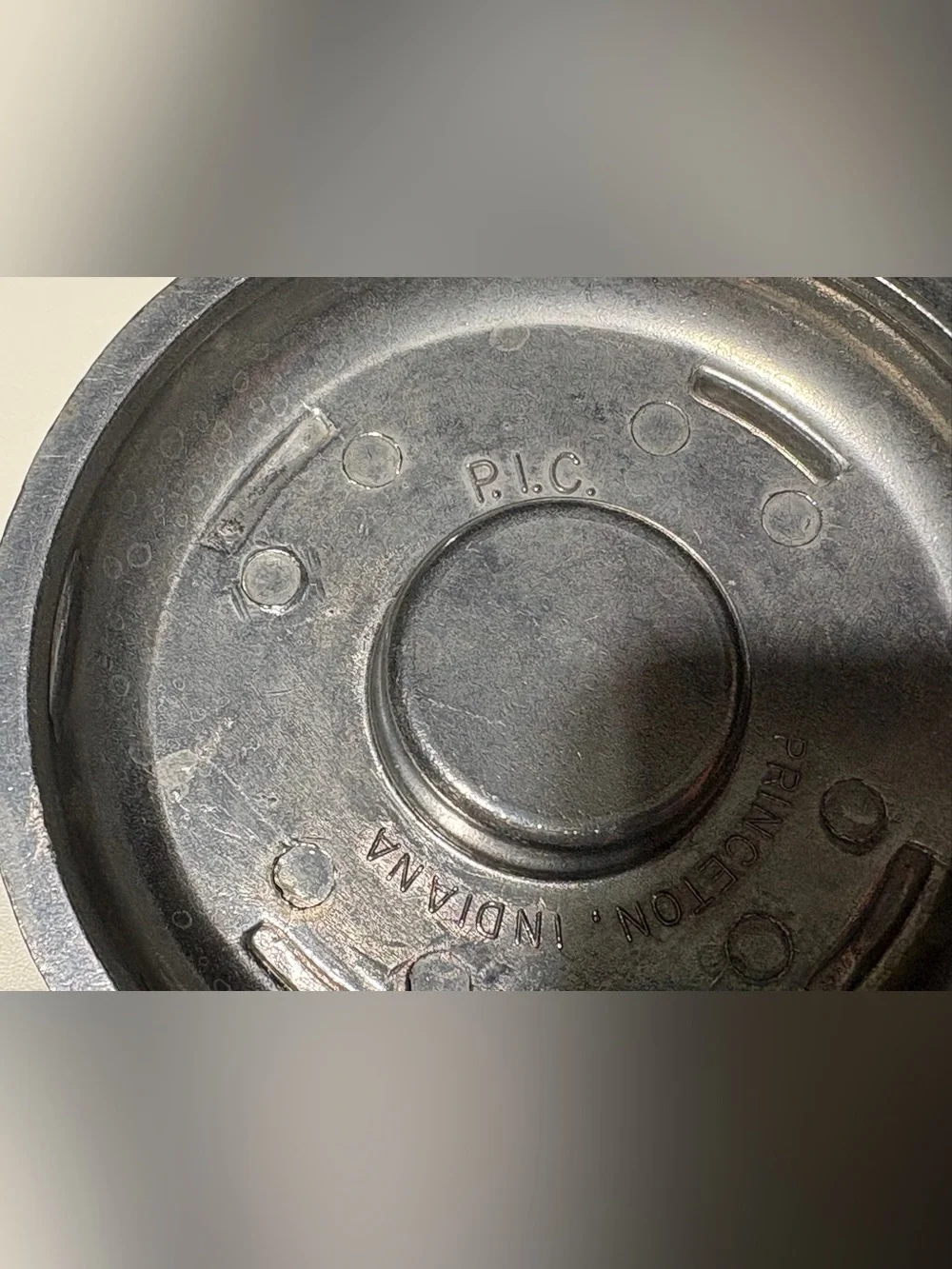 Pair of Vintage Pewter Pillar Candle Holders